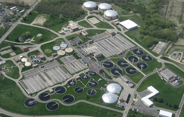 Wastewater treatment plant in Madison, Wis.