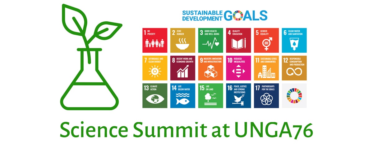 The logo for the Science Summit at UNGA76