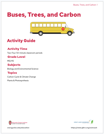 An image of the first page of the activity guide