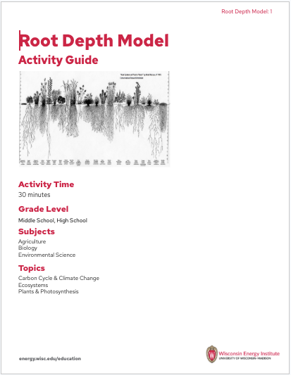 An image of the first page of the activity guide