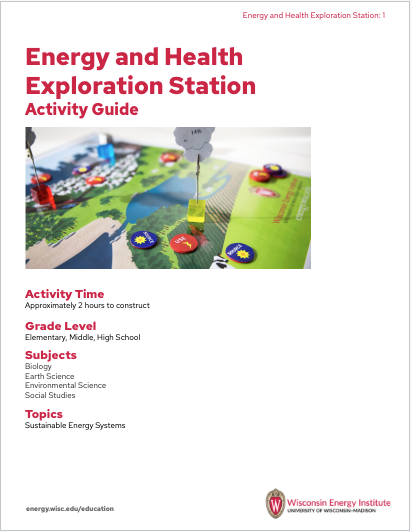 An image of the first page of the activity guide