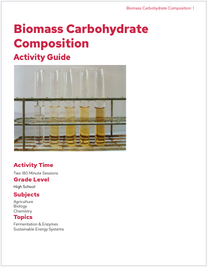 An image of the first page of the activity guide