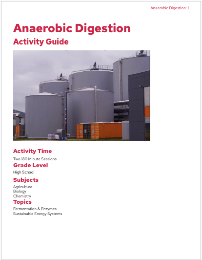 An image of the first page of the activity guide