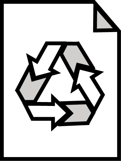 recycle paper icon
