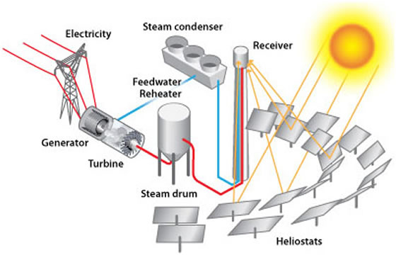 CSP Plant Schematic