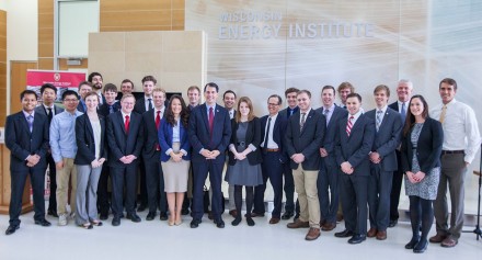 Governor Walker and Nuclear Engineering Students