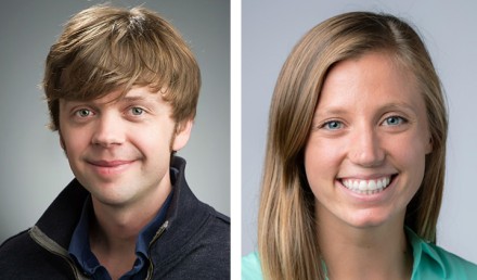 headshots of Gregg Beckham and Alli Werner