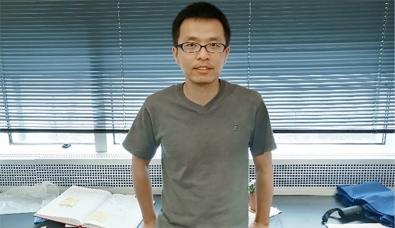 Photo of research associate Jun Feng.