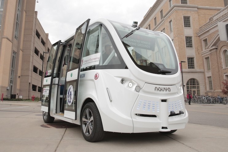 Navya Driverless shuttle