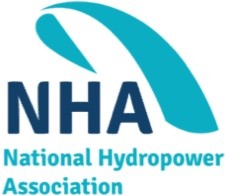 National Hydropower Association Logo with blue wave