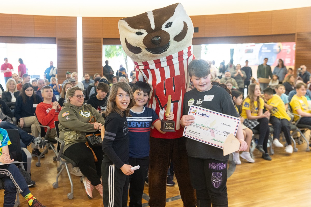 The Sugar Maple Tornados from Saukville, Wisconsin, won in the first place elementary wind category.