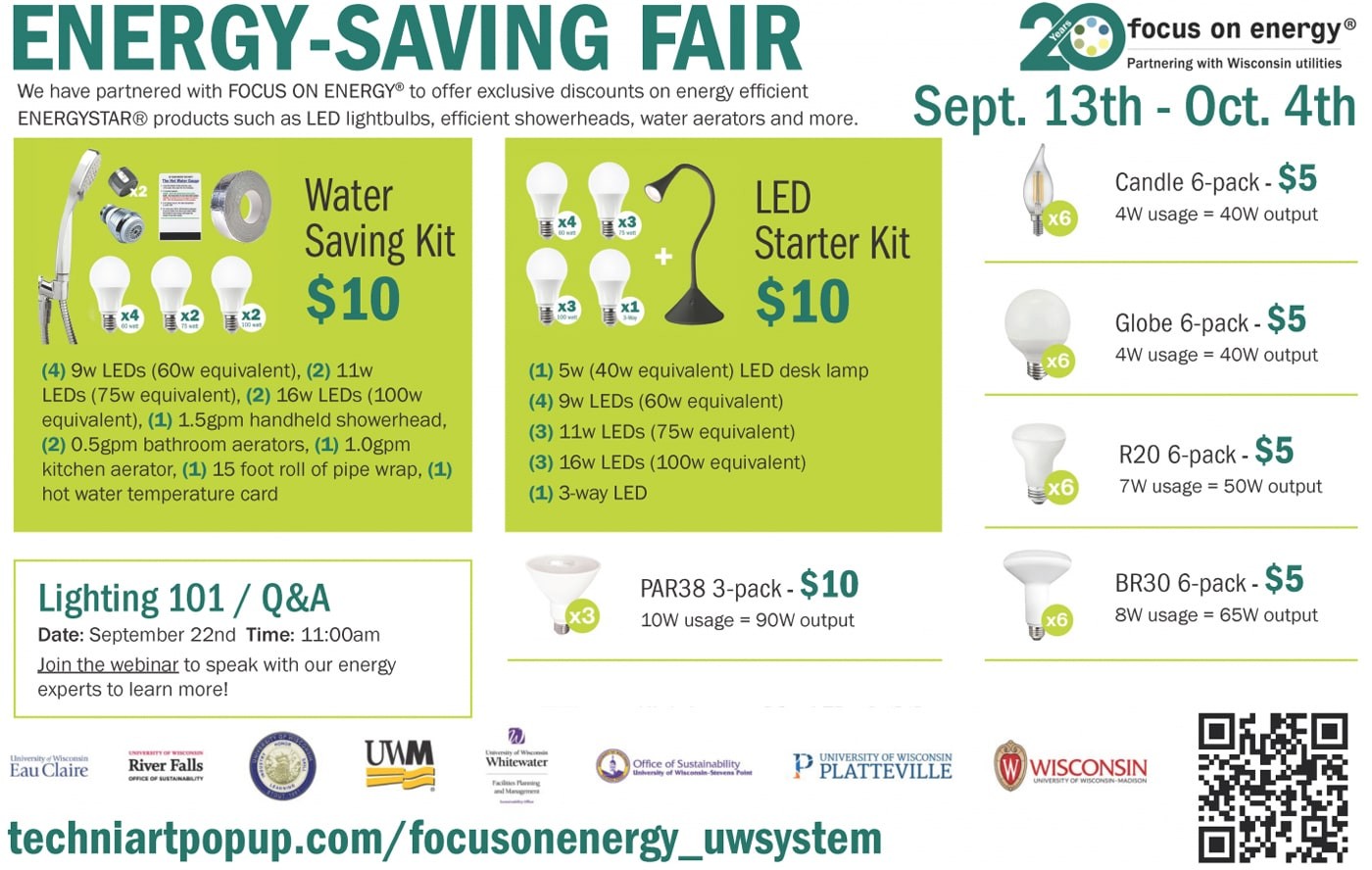 Saving water and energy on the cheap Focus on Energy promotion returns
