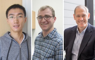 Headshots of Hao Luo, Eric Weeda, and Shannon Stahl smiling