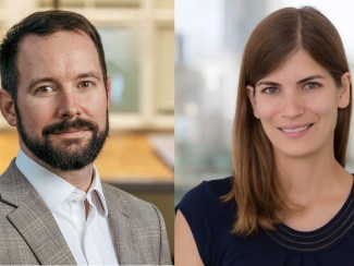 diptych of Mike Wager and Allison Mahvi