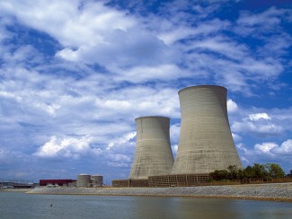A nuclear power facility