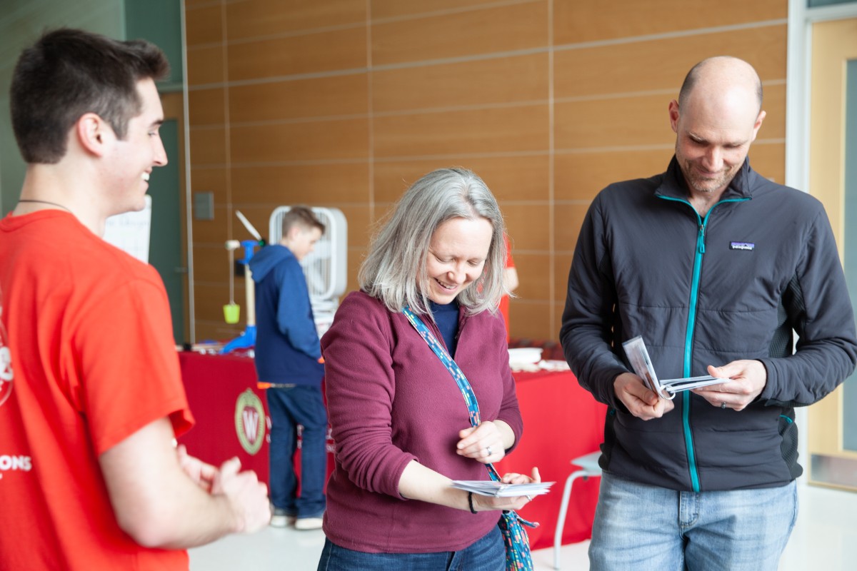 Adults take a "which microbe are you" personality quiz.